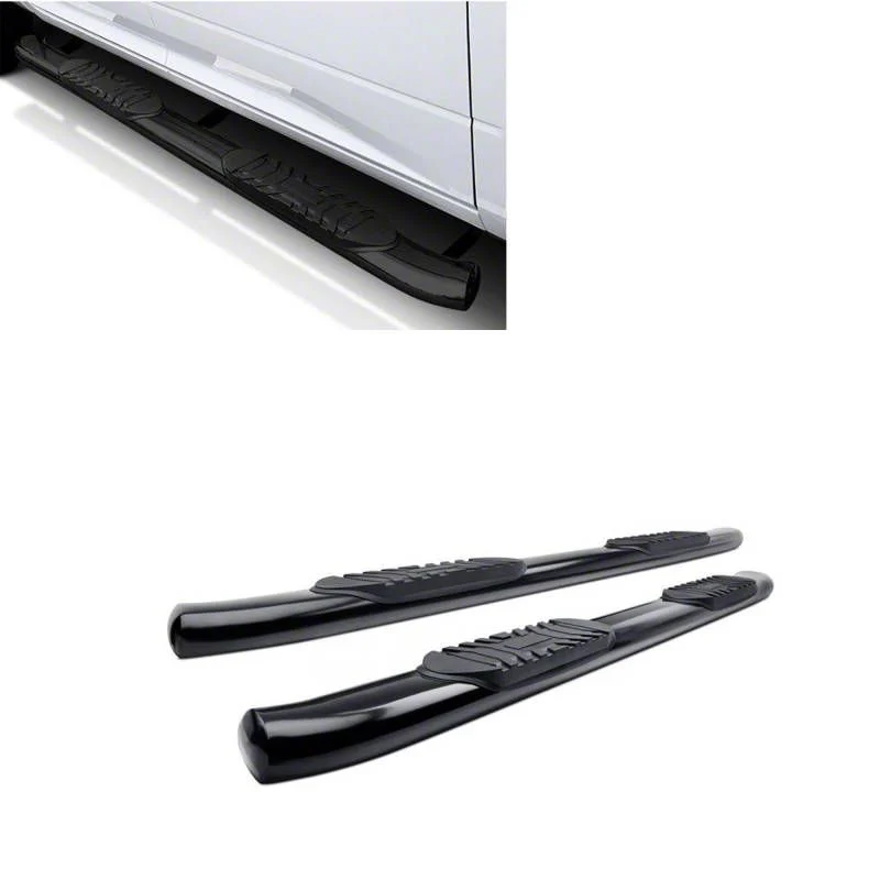5-Inch Extreme Side Step Bars; Black (10-18 RAM 2500 Crew Cab)