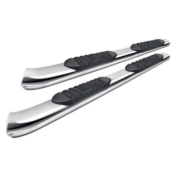 5-Inch Extreme Side Step Bars; Stainless Steel (10-18 RAM 2500 Crew Cab)