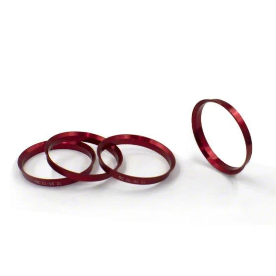 Metal Hub Rings; 72.56mm/66.90mm (Universal; Some Adaptation May Be Required)