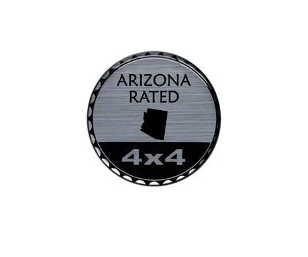 Arizona Rated Badge (Universal; Some Adaptation May Be Required)