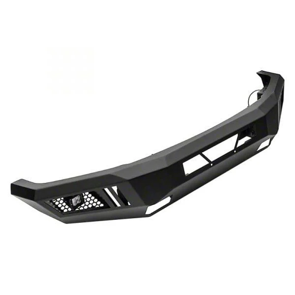 Armour Front Bumper with LED Lights; Black (10-18 RAM 2500)