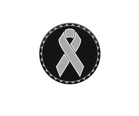 Brain Cancer Ribbon Rated Badge (Universal; Some Adaptation May Be Required)