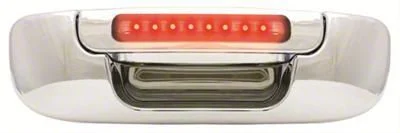Chrome LED Tailgate Handle; Red LED; Clear (03-08 RAM 2500)