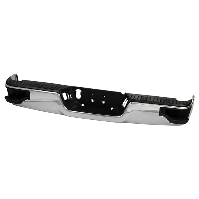 Corner Step Style Steel Rear Bumper; Chrome (10-12 RAM 2500)