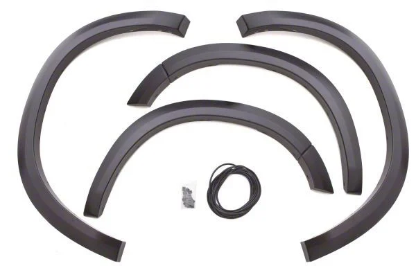 Elite Series Sport Style Fender Flares; Front and Rear; Textured Black (03-09 RAM 2500)