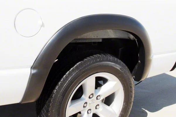 Elite Series Sport Style Fender Flares; Rear; Textured Black (03-09 RAM 2500)