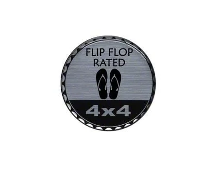 Flip Flop Rated Badge (Universal; Some Adaptation May Be Required)