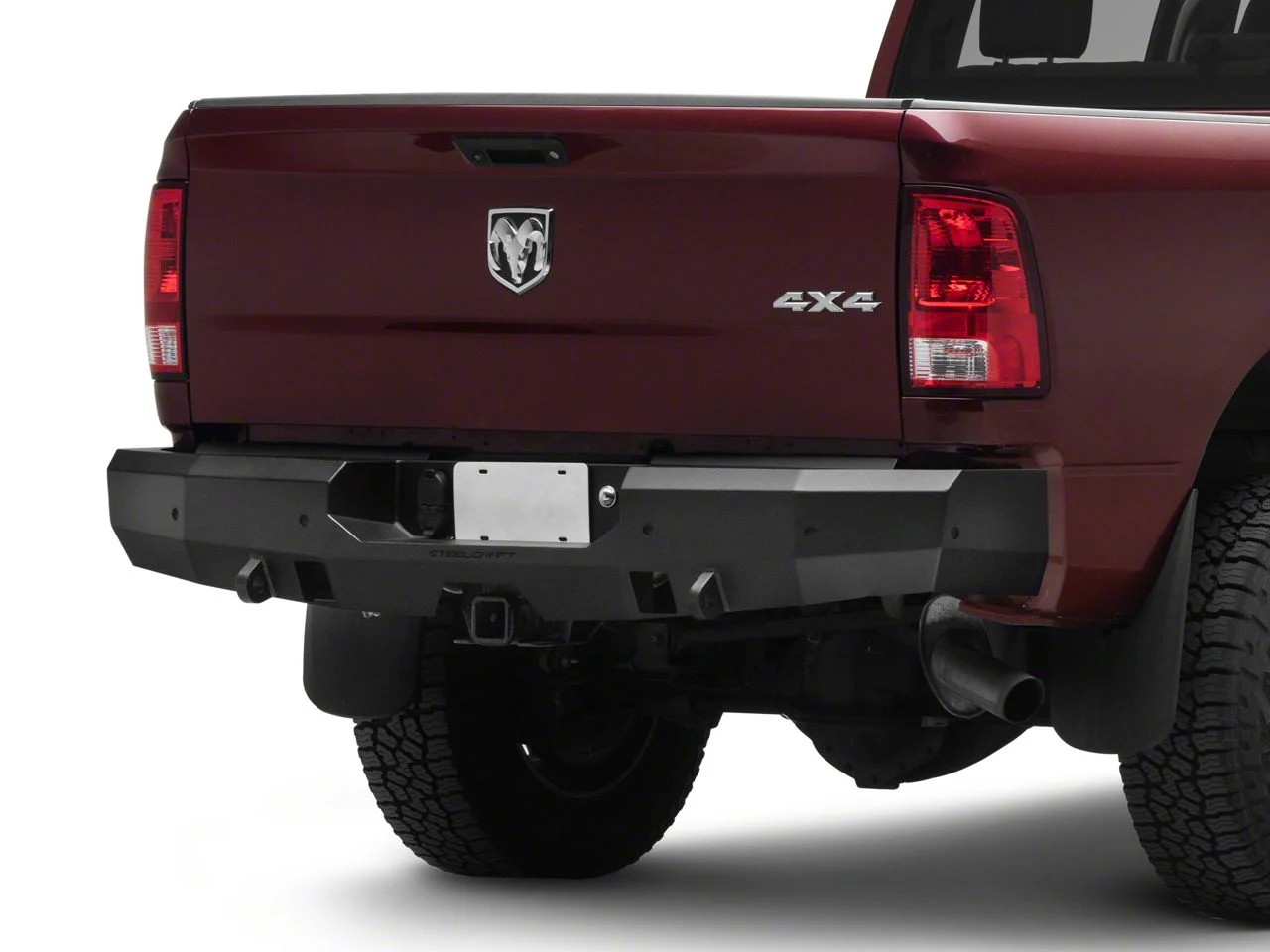 Fortis Rear Bumper; Textured Black (10-26 RAM 2500)