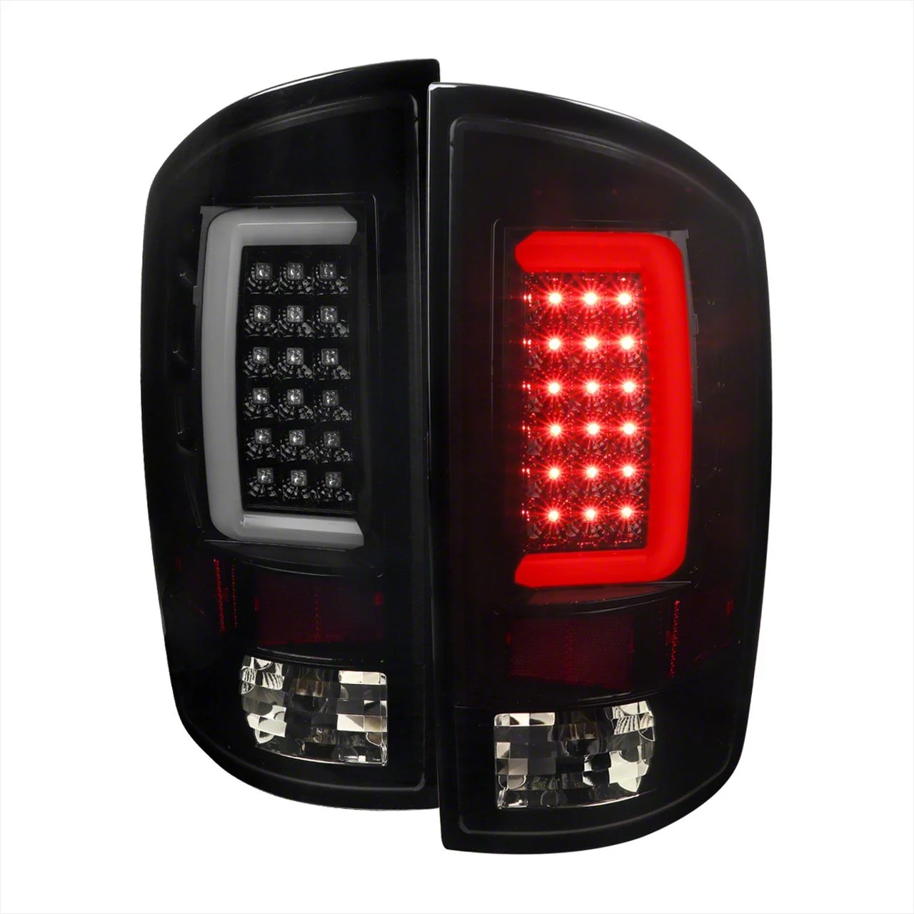 G2 LED Tail Lights; Gloss Black Housing; Smoked Lens (03-06 RAM 2500)