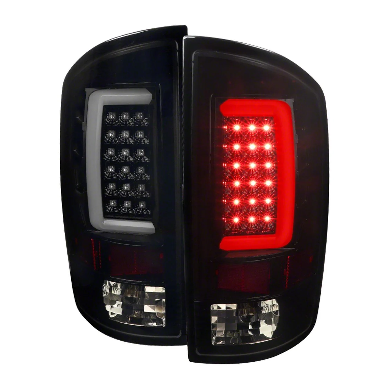 G2 LED Tail Lights; Gloss Black Housing; Smoked Lens (07-09 RAM 2500)
