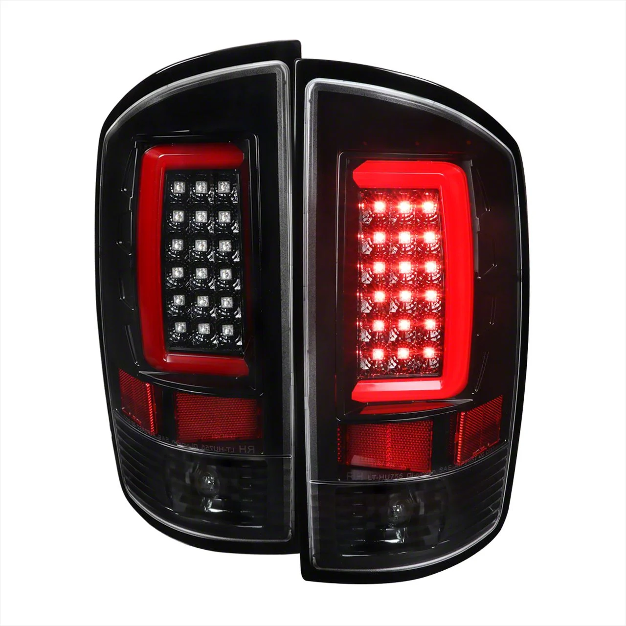 G2 LED Tail Lights; Jet Black Housing; Clear Lens (03-06 RAM 2500)