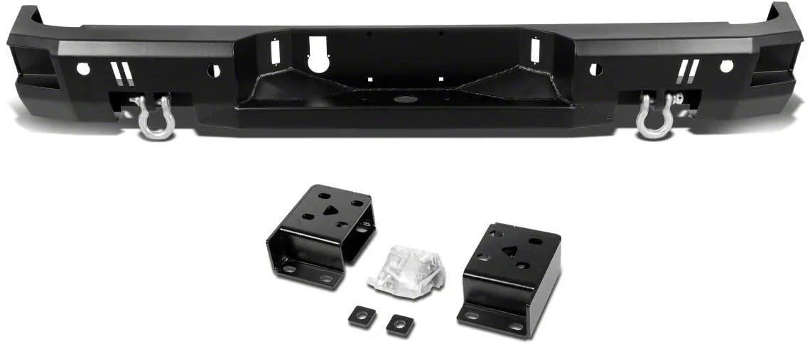 Heavy Duty Rear Bumper; Pre-Drilled for Backup Sensors (10-18 RAM 2500)