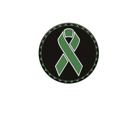 Liver Cancer Ribbon Rated Badge (Universal; Some Adaptation May Be Required)