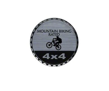 Mountain Biking Rated Badge (Universal; Some Adaptation May Be Required)