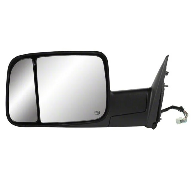 OEM Style Extendable Powered Towing Mirror; Driver Side (13-18 RAM 2500)