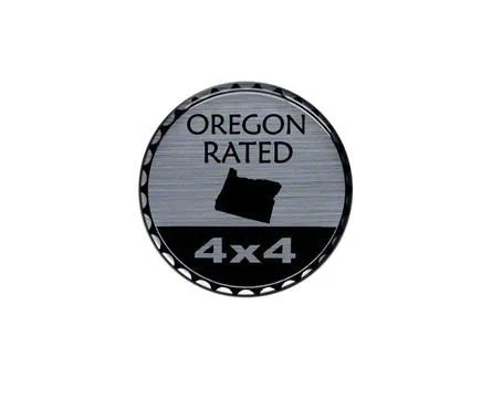 Oregon Rated Badge (Universal; Some Adaptation May Be Required)
