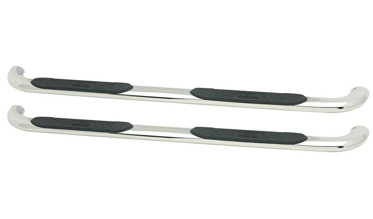 Westin Platinum 4-Inch Oval Side Step Bars; Stainless Steel (10-26 RAM 2500 Crew Cab)