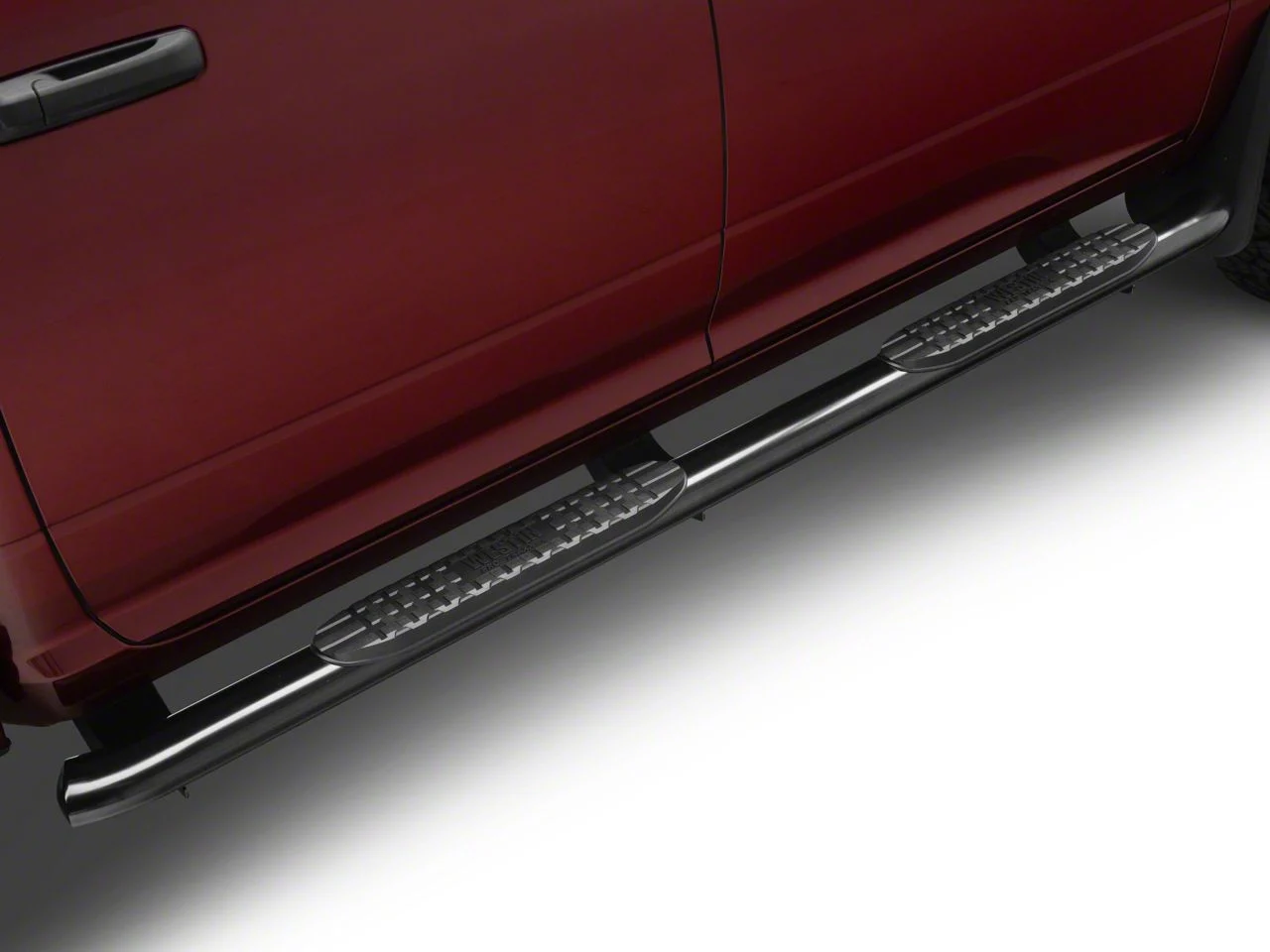 Westin Pro Traxx 4-Inch Oval Side Step Bars; Black (10-26 RAM 2500 Crew Cab)