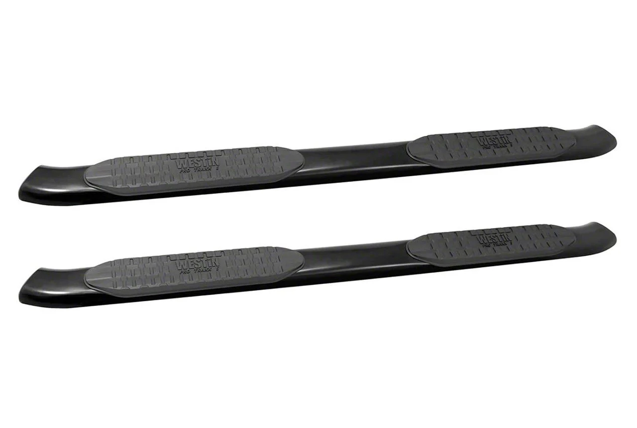 Westin Pro Traxx 5-Inch Oval Side Step Bars; Black (10-26 RAM 2500 Crew Cab)