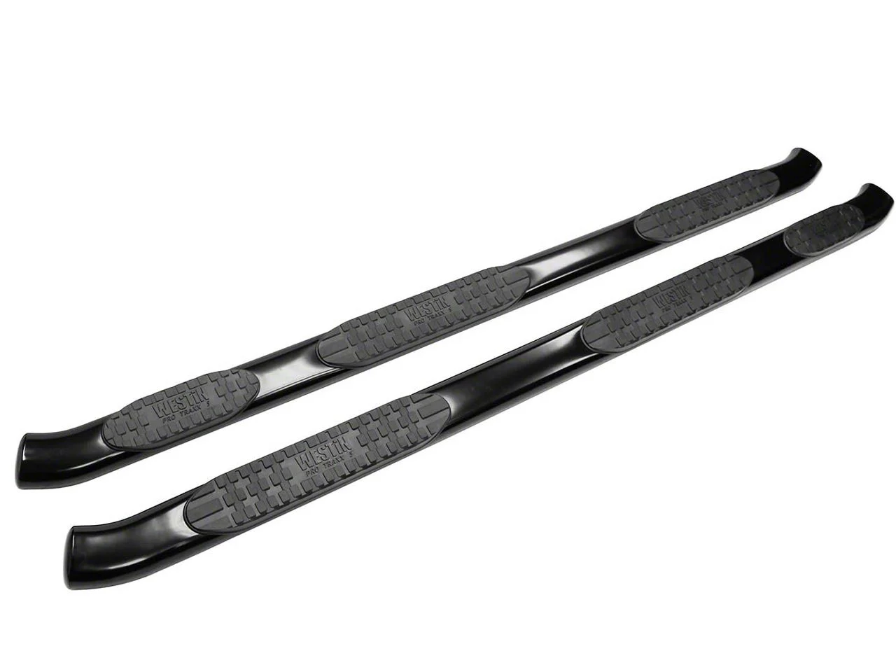 Westin Pro Traxx 5-Inch Wheel-to-Wheel Oval Side Step Bars; Black (10-18 RAM 2500 Crew Cab SRW w/ 8-Foot Box)