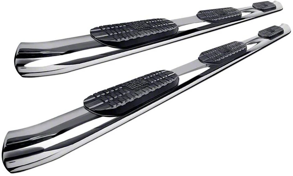 Westin Pro Traxx 5-Inch Wheel-to-Wheel Oval Side Step Bars; Stainless Steel (19-26 RAM 2500 Crew Cab w/ 8-Foot Box)