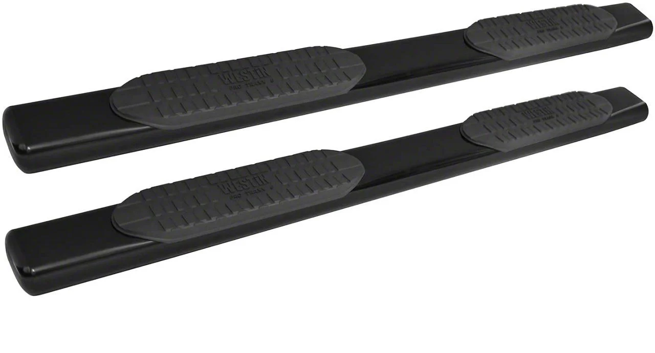 Westin Pro Traxx 6-Inch Oval Side Step Bars; Black (10-26 RAM 2500 Crew Cab)