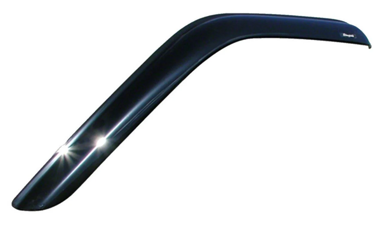 Tape-Onz Sidewind Deflectors; Front Only; Smoke (03-09 RAM 2500 Regular Cab)