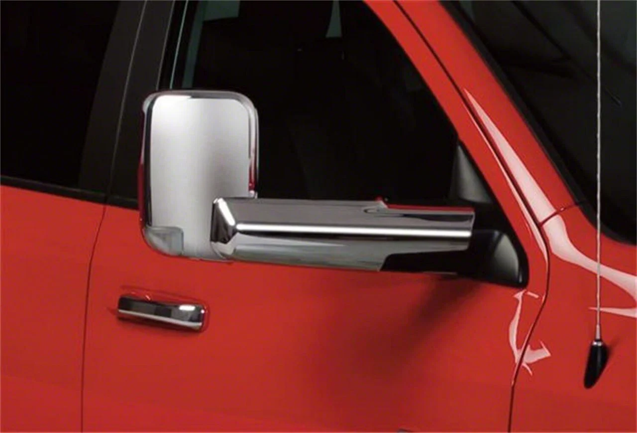 Putco Towing Mirror Covers; Chrome (10-18 RAM 2500)