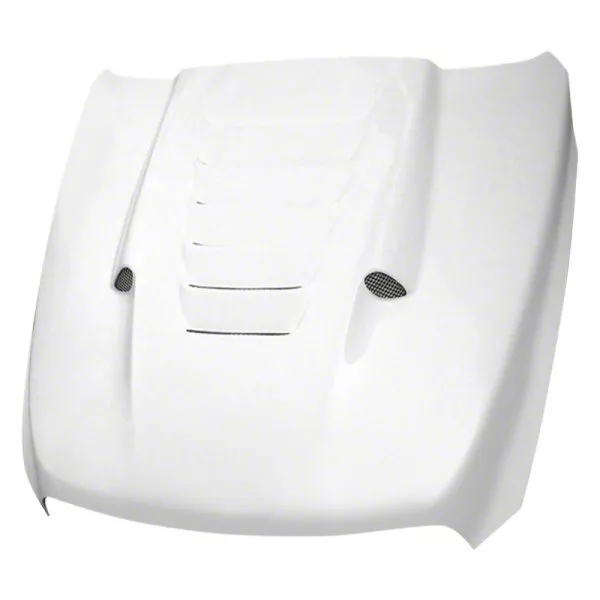 Type-S Style Ram Air Hood; Unpainted (10-18 RAM 2500)