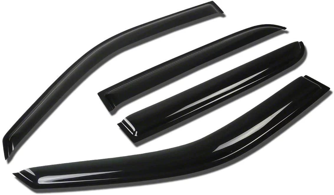 Window Visors; Dark Smoke; Front and Rear (10-14 RAM 2500 Crew Cab)
