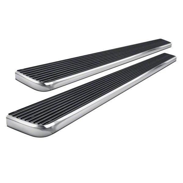 6-Inch iStep Running Boards; Hairline Silver (10-18 RAM 3500 Mega Cab)