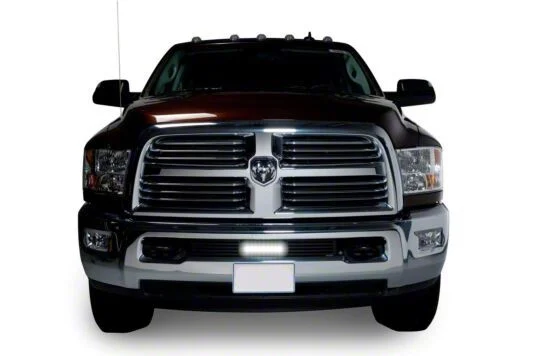 Putco Bar Design Lower Bumper Grille Insert with 10-Inch Luminix Light Bar; Black (11-18 RAM 3500)