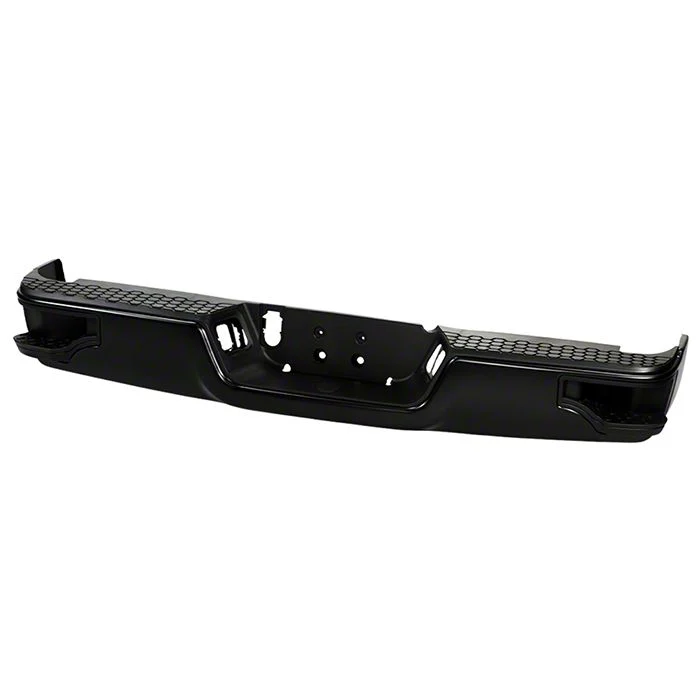 Corner Step Style Steel Rear Bumper; Black (10-12 RAM 3500)