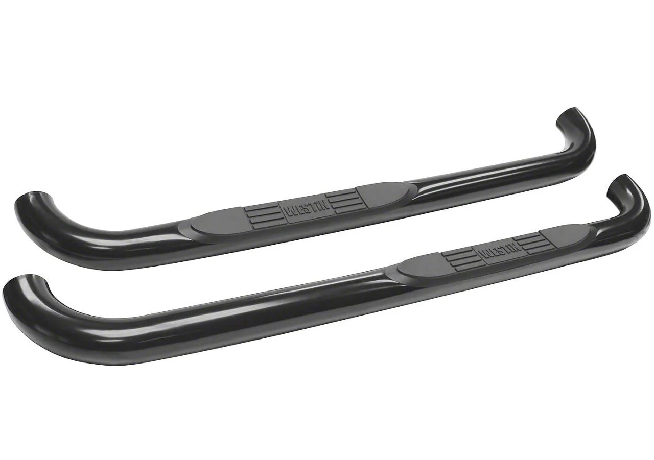Westin E-Series 3-Inch Nerf Side Step Bars; Black (10-18 RAM 3500 Regular Cab)