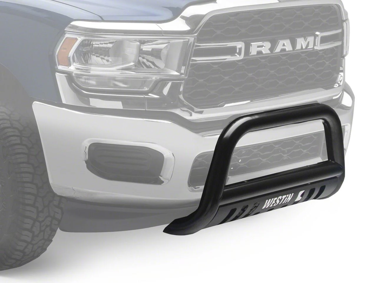 Westin E-Series Bull Bar; Black (19-24 RAM 3500)