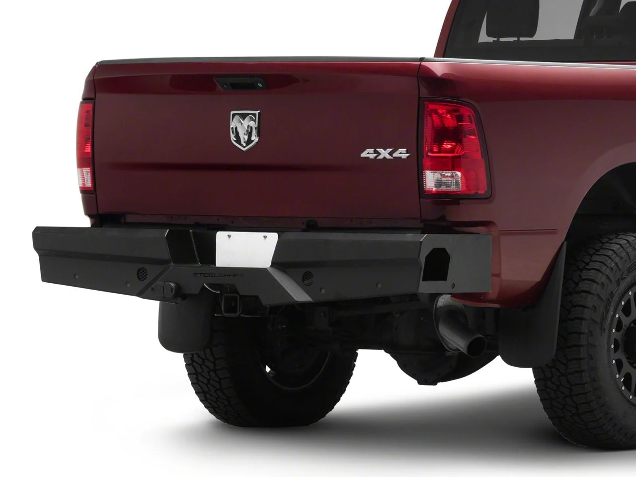 Elevation Rear Bumper; Fine Textured Black (10-26 RAM 3500)