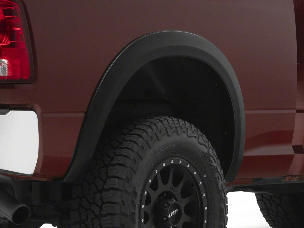 Elite Series Sport Style Fender Flares; Rear; Textured Black (10-26 RAM 3500)