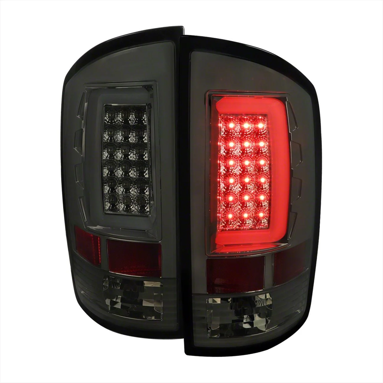G2 LED Tail Lights; Chrome Housing; Smoked Lens (03-06 RAM 3500)