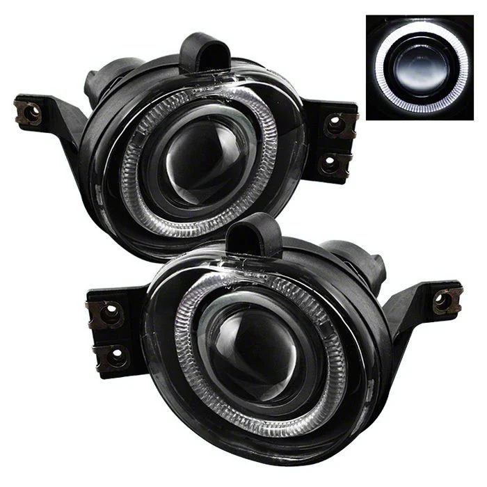 Halo Projector Fog Lights with Switch; Clear (03-06 RAM 3500)
