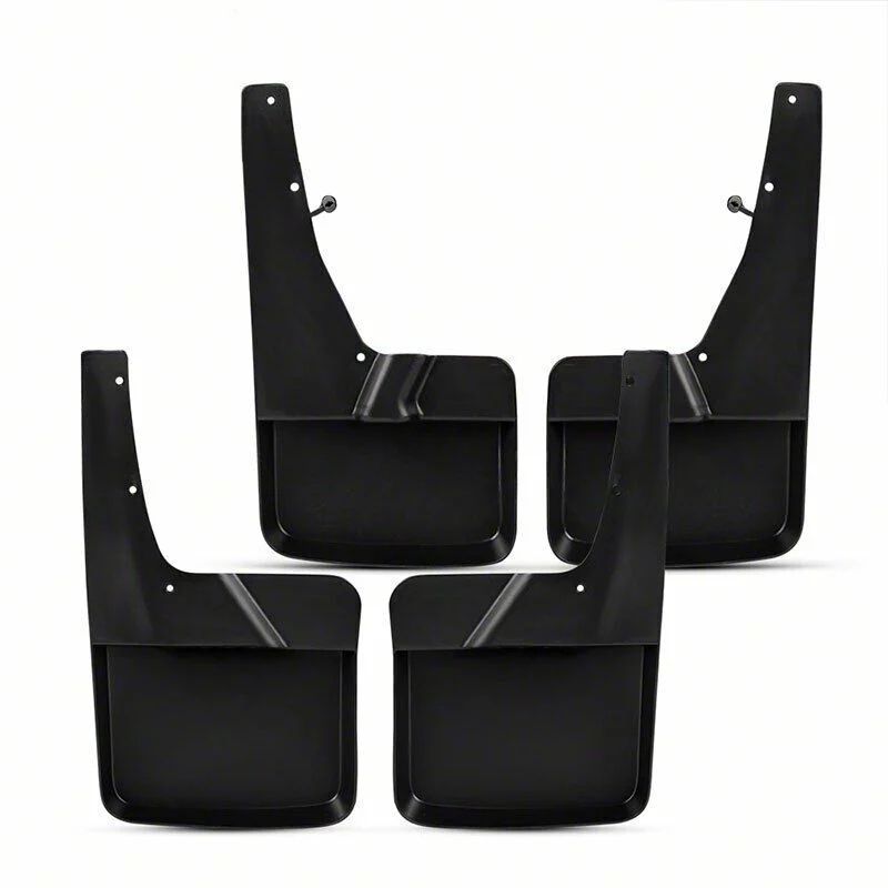 Mud Flaps; Front and Rear (10-18 RAM 3500 SRW w/o OE Fender Flares)