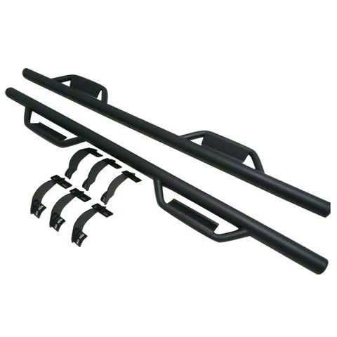 Nerf Side Step Bars; Black (10-18 RAM 3500 Crew Cab)