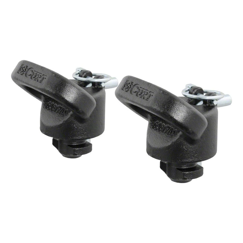 OEM Puck System Gooseneck Safety Chain Anchors (13-18 RAM 3500)