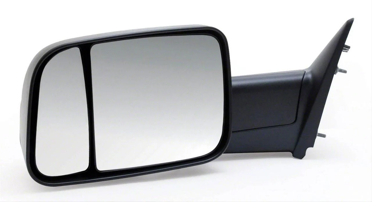 OEM Style Extendable Manual Towing Mirror; Driver Side (09-12 RAM 3500)