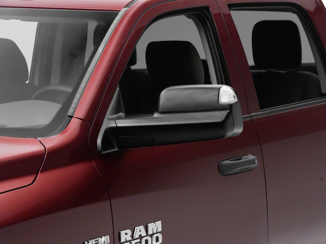 OEM Style Extendable Powered Towing Mirrors with Turn Signal; Driver and Passenger Side (12-19 RAM 3500)