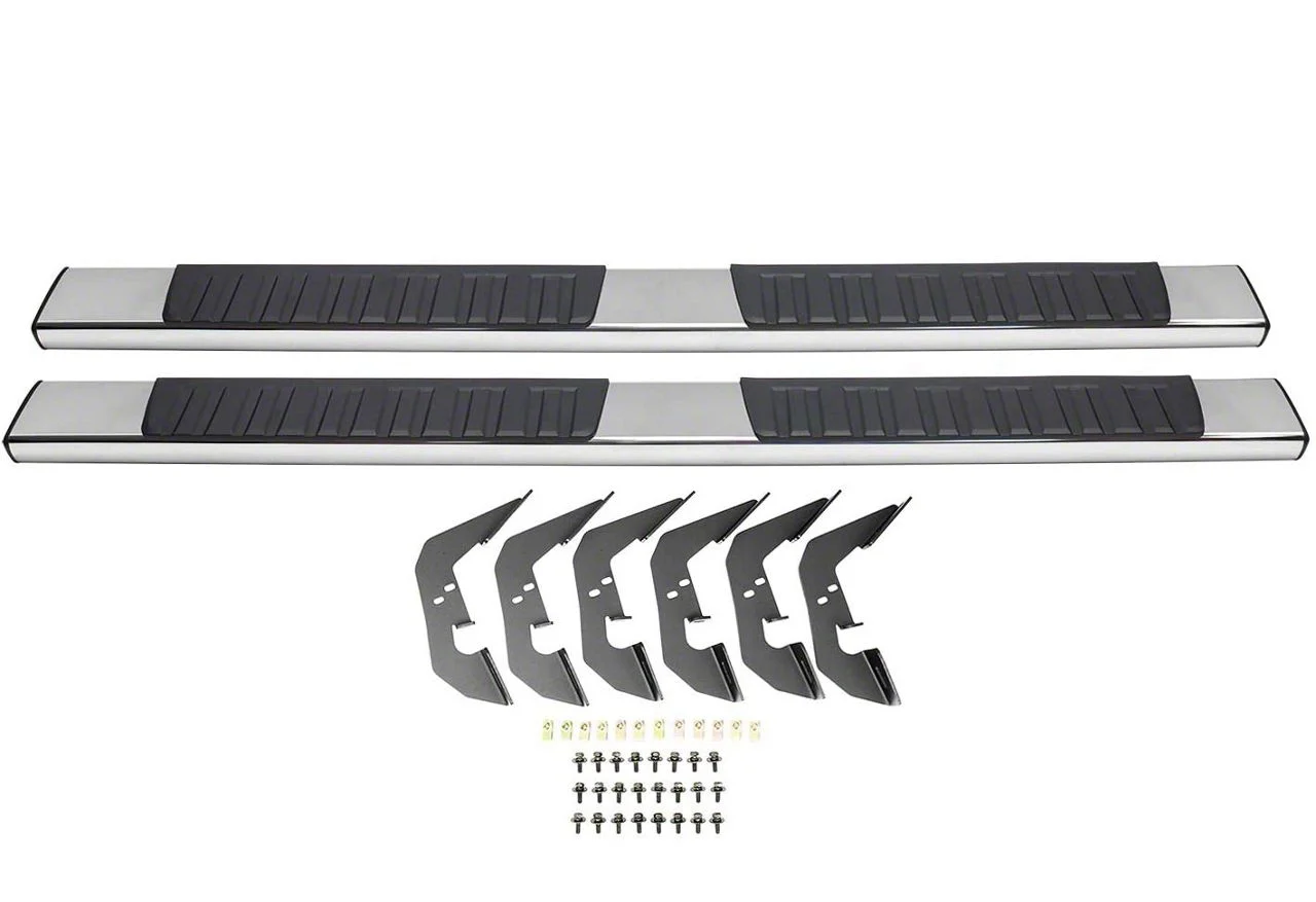Westin R7 Nerf Side Step Bars; Stainless Steel (10-26 RAM 3500 Crew Cab)