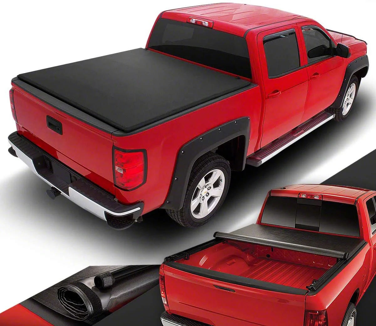 Roll-Up Tonneau Cover (03-18 RAM 3500 w/ 8-Foot Box)