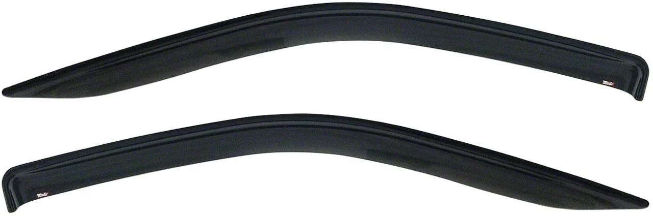 Westin Tape-On Window Deflectors; Front; Smoke (03-09 RAM 3500 Quad Cab)