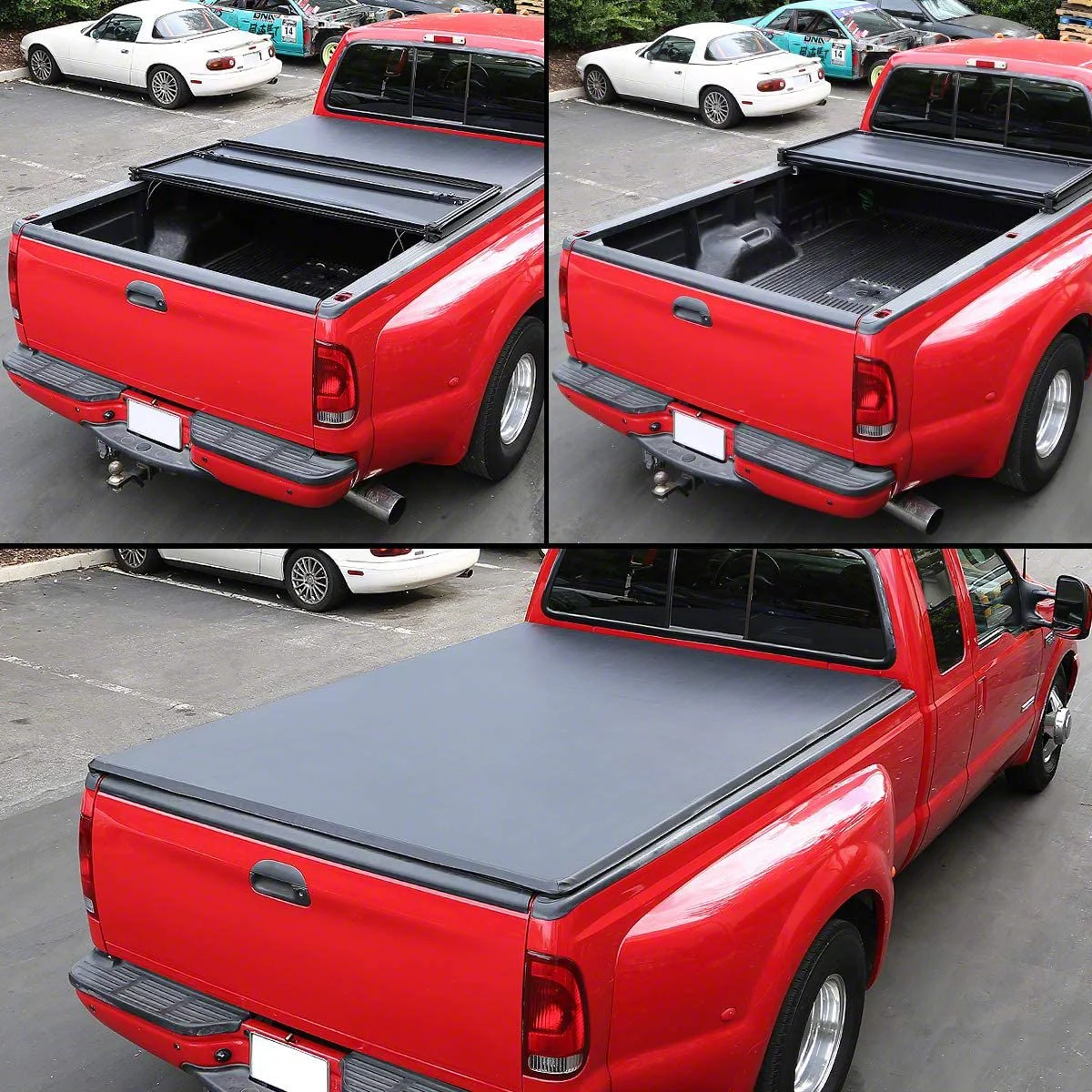 Tri-Fold Soft Tonneau Cover (10-18 RAM 3500 w/ 6.4-Foot Box & w/o RAM Box)