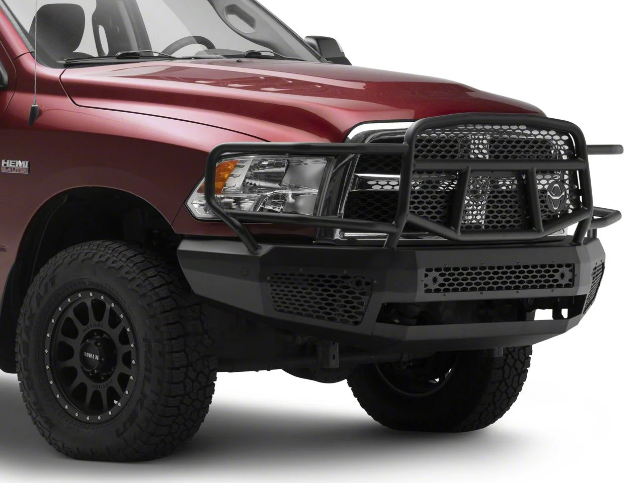 Ranch Hand Midnight Series Front Bumper with Grille Guard (10-18 RAM 2500)