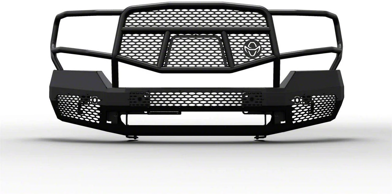 Ranch Hand Midnight Series Front Bumper with Grille Guard (15-19 Sierra 2500 HD)